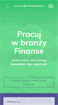 Mobile Screenshot of pracujwfinansach.pl
