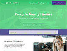 Tablet Screenshot of pracujwfinansach.pl